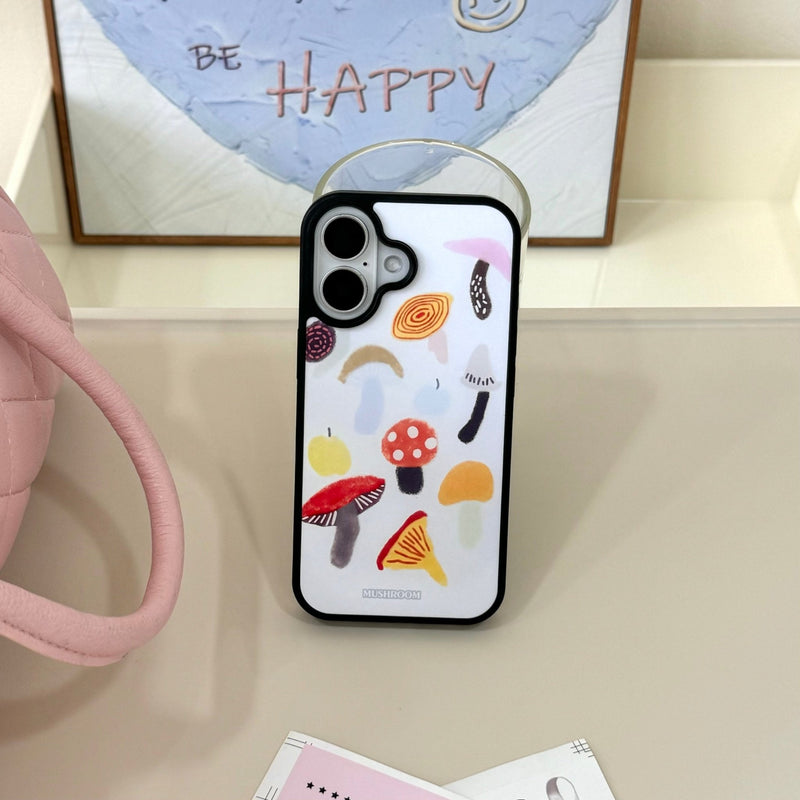 Vibrant Mushroom - Packed iPhone Case - CREAMCY