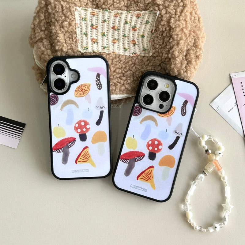Vibrant Mushroom-Packed iPhone Case - Creamcy.com CREAMCY Vibrant Mushroom-Packed iPhone Case - Creamcy.com CREAMCY