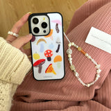 Vibrant Mushroom - Packed iPhone Case - CREAMCY