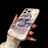 Vibrant Swirl Butterfly iPhone Case - CREAMCY