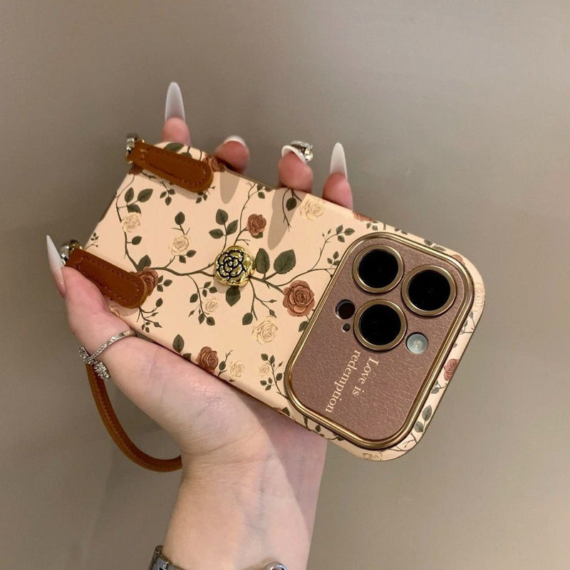 Vintage Camellia & Romantic Floral iPhone Case - CREAMCY