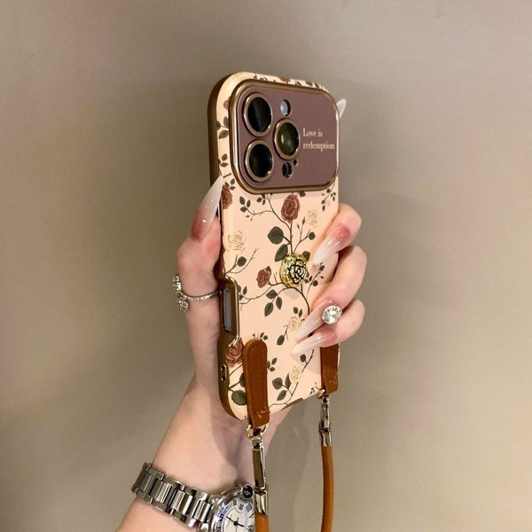 Vintage Camellia & Romantic Floral iPhone Case - CREAMCY