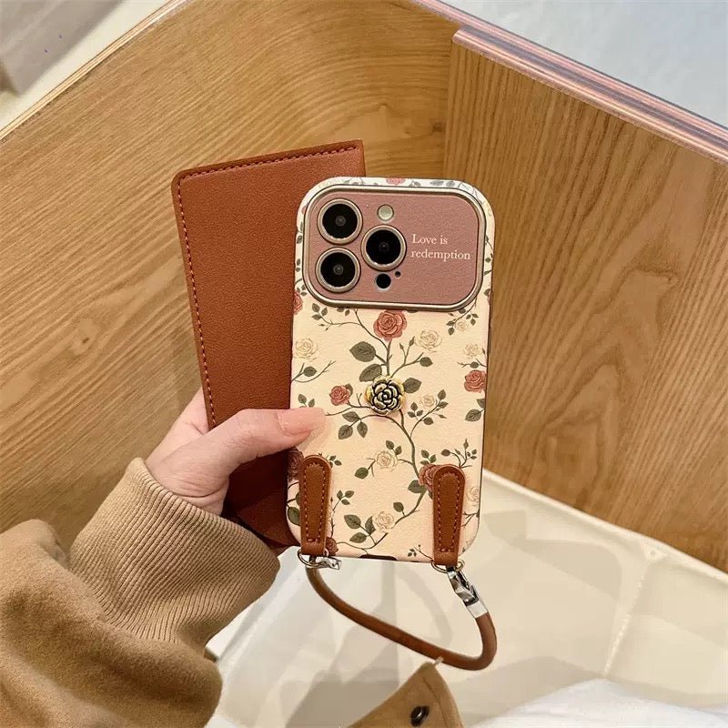 Vintage Camellia & Romantic Floral iPhone Case - CREAMCY