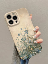 Vintage Distressed Floral Oil Painting Art iPhone Case - CREAMCY