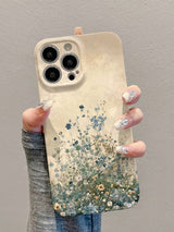 Vintage Distressed Floral Oil Painting Art iPhone Case - CREAMCY