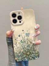 Vintage Distressed Floral Oil Painting Art iPhone Case - CREAMCY