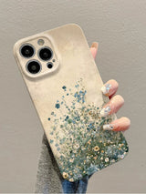 Vintage Distressed Floral Oil Painting Art iPhone Case - CREAMCY