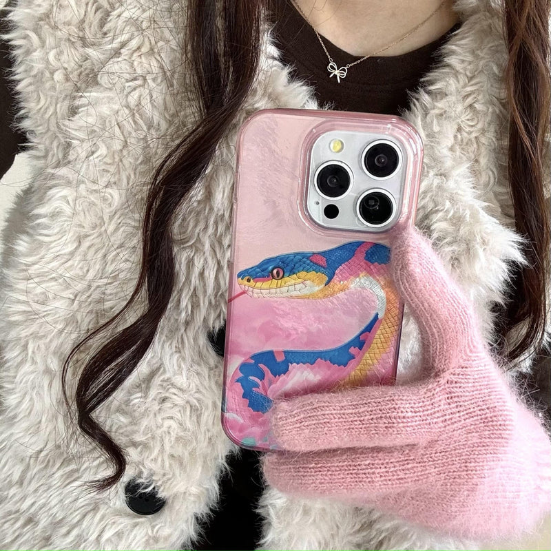 Vivid Snake Spectrum iPhone Case - CREAMCY