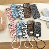 Wild Style Leopard Leather iPhone Case - CREAMCY