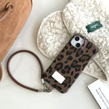 Wild Style Leopard Leather iPhone Case - CREAMCY