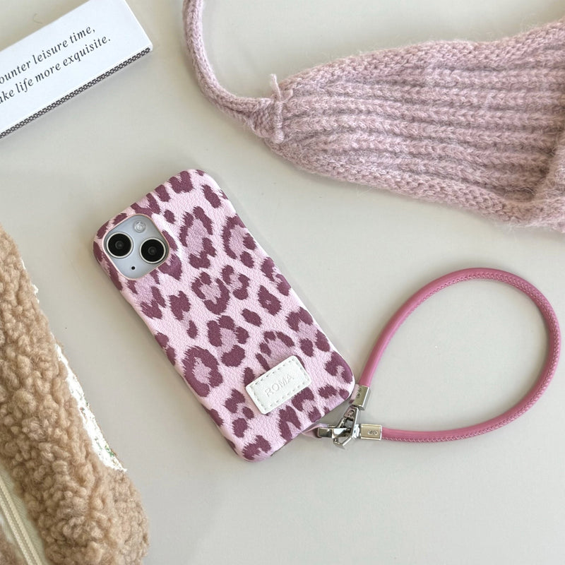 Wild Style Leopard Leather iPhone Case - CREAMCY