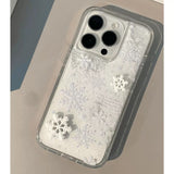 Winter Snowfall Star Sand Case iPhone Case - CREAMCY