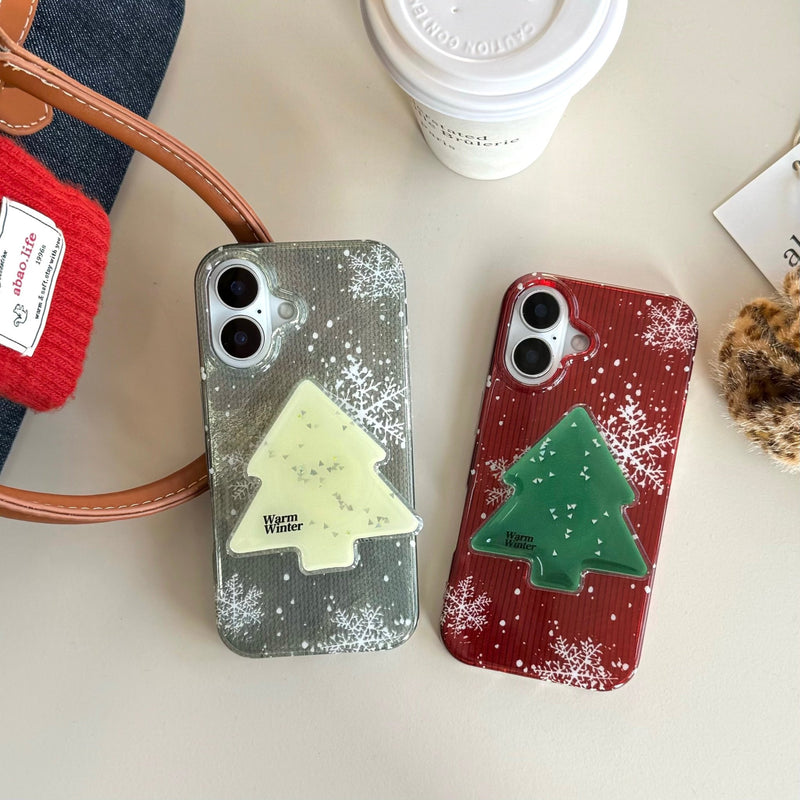 Winter Whisper Pine iPhone Case - CREAMCY