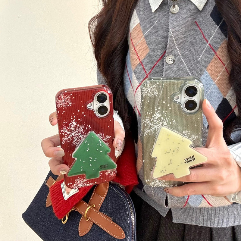 Winter Whisper Pine iPhone Case - CREAMCY