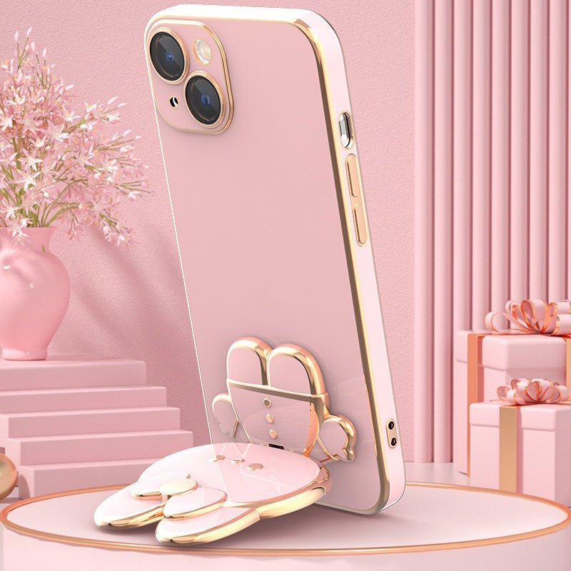 3D Hello Bunny Electroplating Samsung Galaxy Case - Creamcy Cases