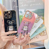 3D Moving Candy Bear iPhone Case (13/12 Mini, 7/8 Plus, 7/8/SE) - Creamcy Cases