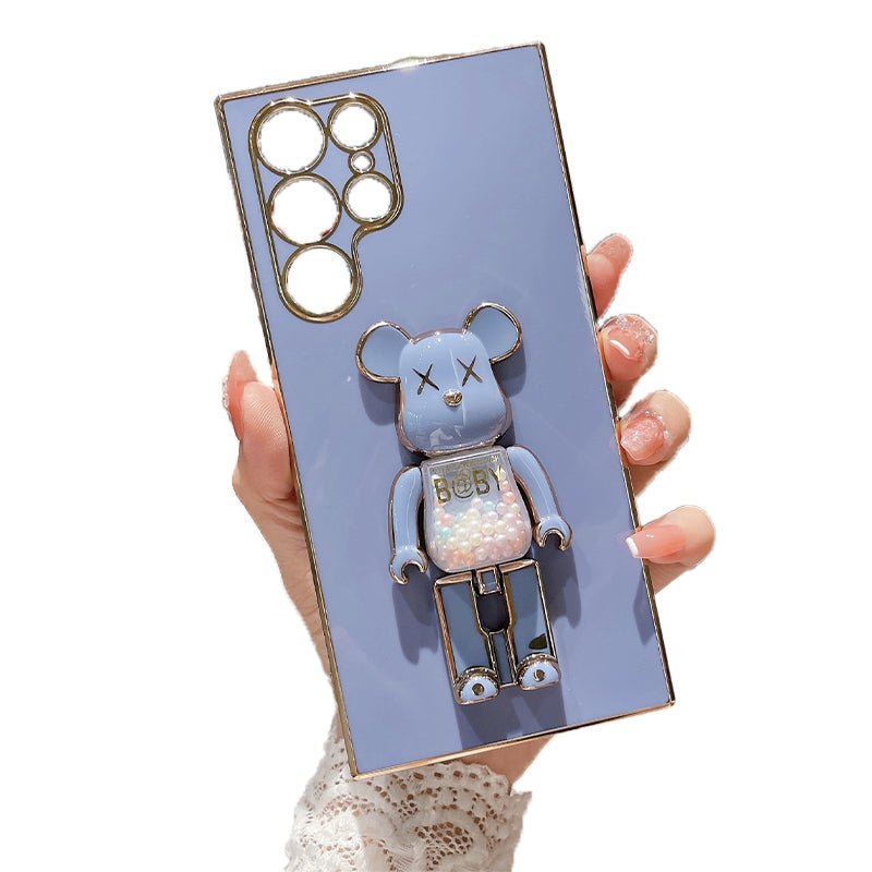 3D Moving Candy Bear Samsung Galaxy Case (Galaxy S10, S20/S21 FE, A Series) - Creamcy Cases