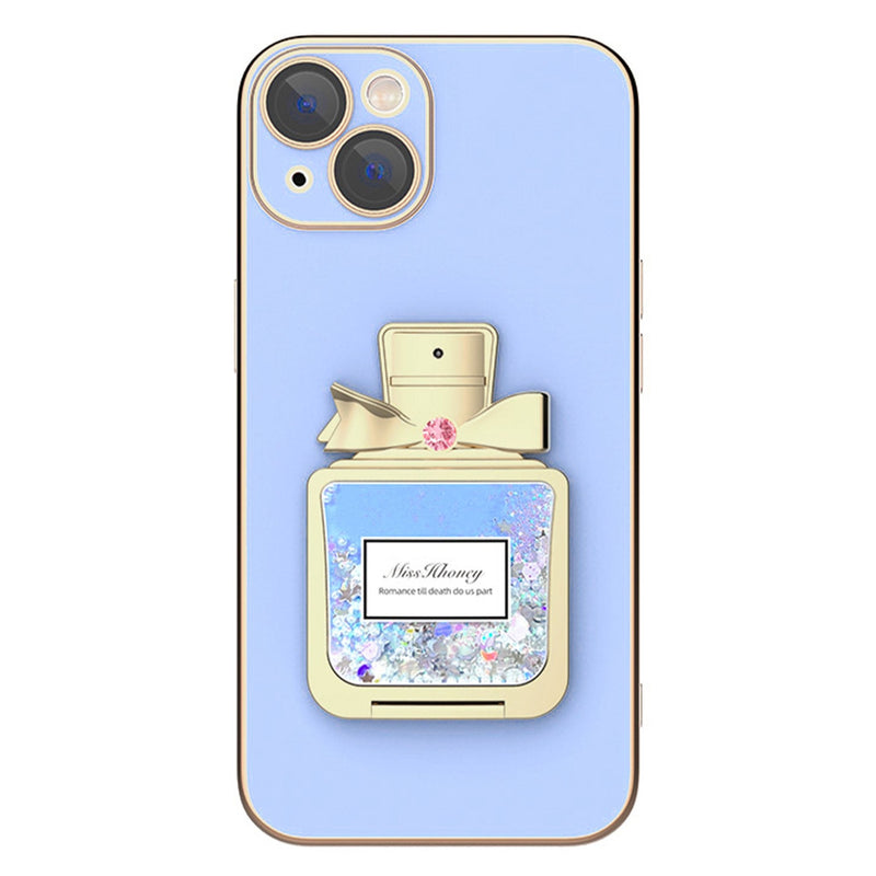 3D Moving Glitter Perfume Bottle iPhone Case (13/12 Mini, 7/8 Plus, 7/8/SE) - Creamcy Cases