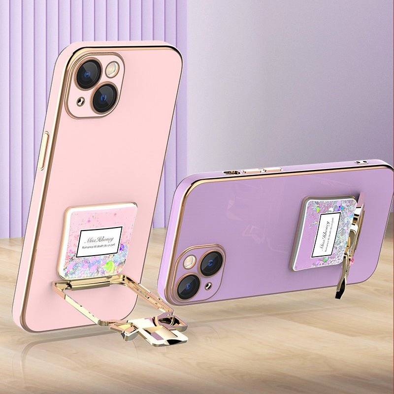 3D Moving Glitter Perfume Bottle iPhone Case - Creamcy.com – CREAMCY