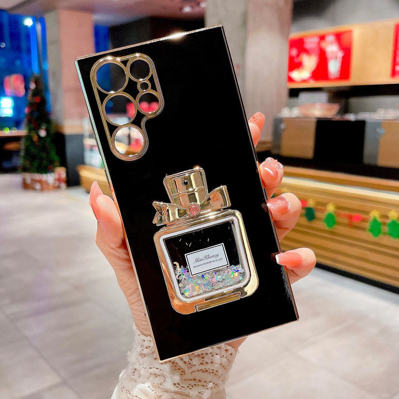 3D Moving Glitter Perfume Bottle Samsung Galaxy Case 