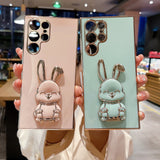 Cute Smiley 3D Bunny Samsung Galaxy Case - Creamcy Cases