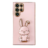 Cute Smiley 3D Bunny Samsung Galaxy Case (Galaxy Note, S & A Series) - Creamcy Cases
