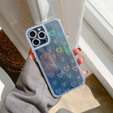 Color Changing Rainbow Heart iPhone Case - Creamcy Cases
