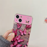 Baby Pink Butterfly iPhone Case - CREAMCY