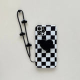 Black Hearts Phone Charm - Creamcy Cases
