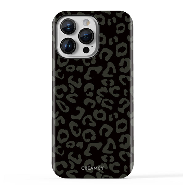 Black Olive Leopard iPhone Case - Creamcy Cases