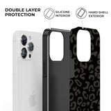 Black Olive Leopard iPhone Case - Creamcy Cases
