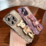 Bling Bling 3D Candy Bear iPhone Case - CREAMCY