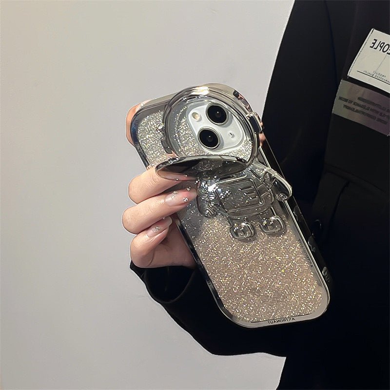 Luxury Bling Bling Astronaut Spaceman iPhone Case - Creamcy.com CREAMCY Luxury Bling Bling Astronaut Spaceman iPhone Case - Creamcy.com CREAMCY