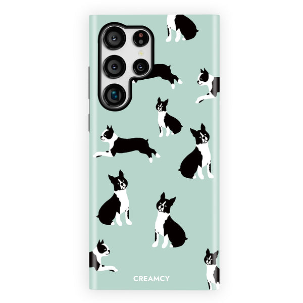 Boston Terrier Dog Samsung Galaxy Case - CREAMCY
