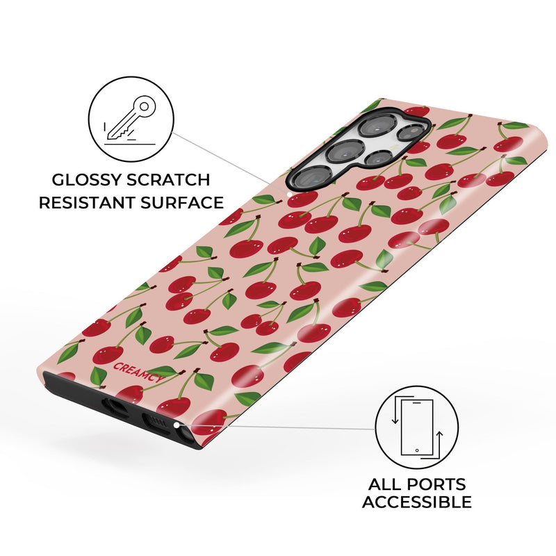 Cherry On Top Samsung Galaxy Case - CREAMCY