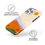 Colorblock Mountain iPhone Case - CREAMCY