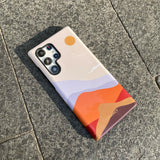 Colorblock Mountain iPhone Case - CREAMCY