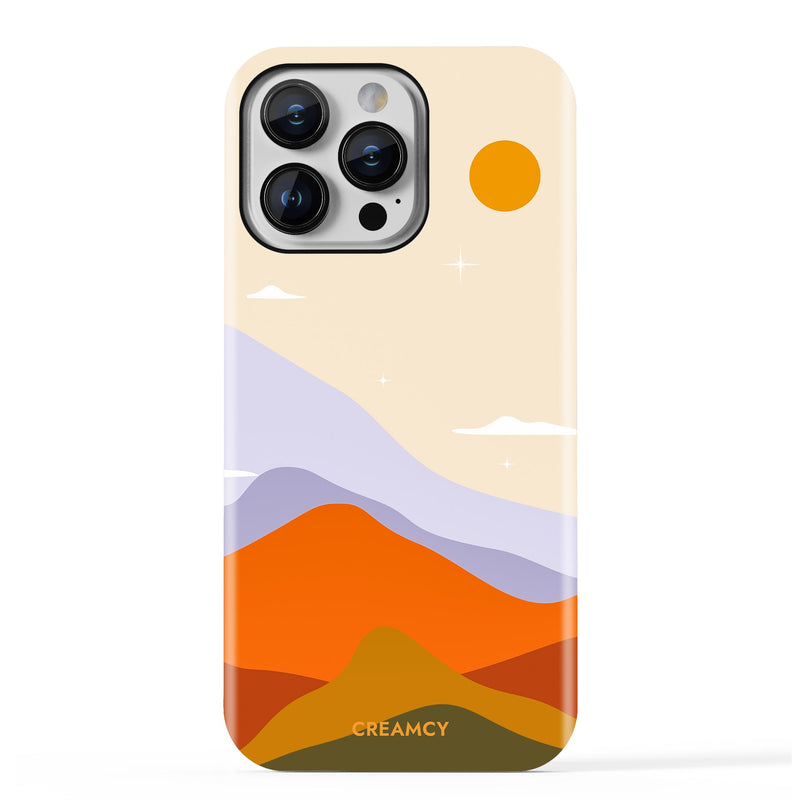 Colorblock Mountain iPhone Case - Creamcy Cases
