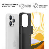 Colorblock Sunset iPhone Case - Creamcy Cases