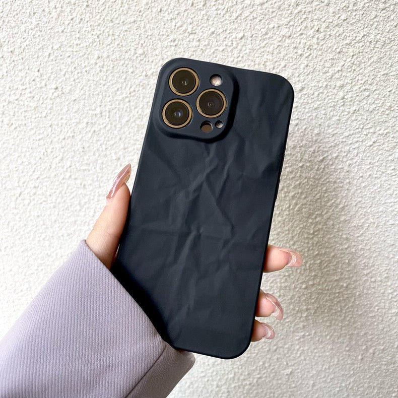 Cool Black Wrinkled iPhone Case - Creamcy Cases