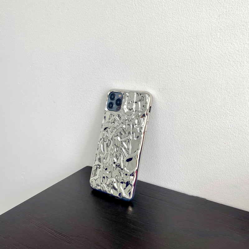Cool Wrinkled Silver iPhone Case Cool Wrinkled Silver iPhone Case