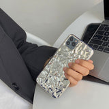Cool Wrinkled Silver iPhone Case - Creamcy Cases