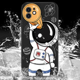 Cute Astronaut Cartoon iPhone Case - Creamcy Cases