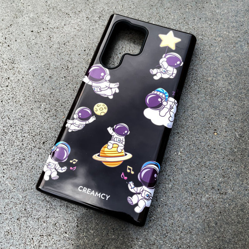Cute Astronaut Pattern iPhone Case - CREAMCY