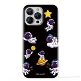 Cute Astronaut Pattern iPhone Case - Creamcy Cases