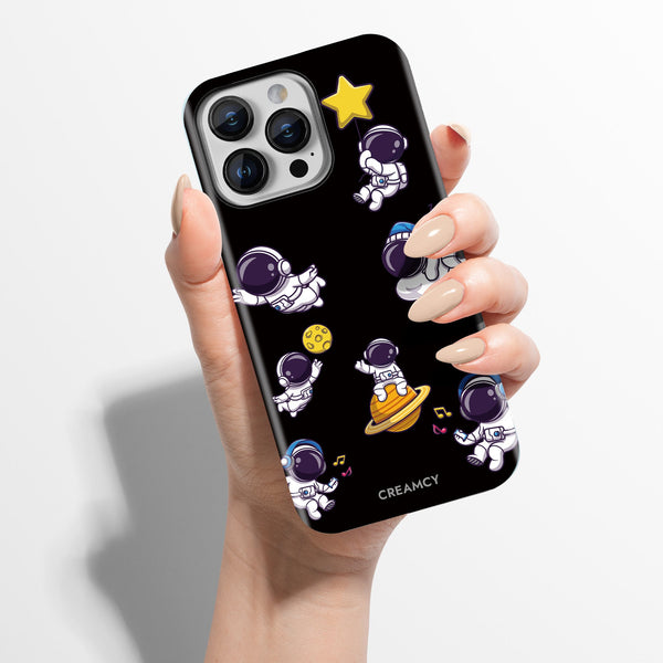 Cute Astronaut Pattern iPhone Case - Creamcy Cases