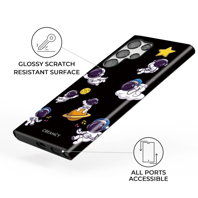 Cute Astronaut Pattern Samsung Galaxy Case - Creamcy Cases