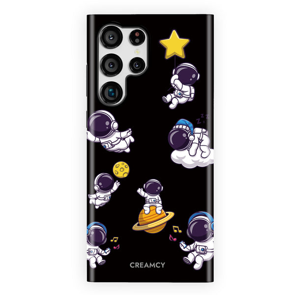 Cute Astronaut Pattern Samsung Galaxy Case - Creamcy Cases