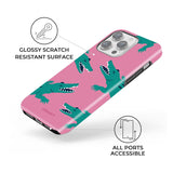Cute Crocodile Pattern iPhone Case - Creamcy Cases