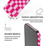 Divine Pink Checkered iPhone Case - CREAMCY